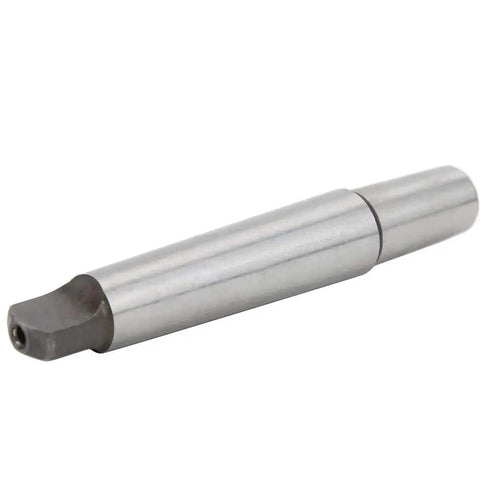 FtVogue 45# Steel Drill Chuck Arbor With MTA2 B16 MT Taper Shank And B16 Taper Hole, Hrc55 Hardened connecting rod side view.