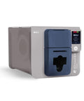 Single Sided Id Card Printer Boasting Quick Full Color Pvc Badge Printing With Smooth Lcd Touchscreen Navigation No Sweat Desktop Layout For Small Teams Crushing Daily Pass Creation Goals - front view