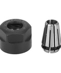 Premium ER11 Chuck Collets And Nuts Kit For CNC Milling Machines High Durability Spring Steel parts with nut and collet.