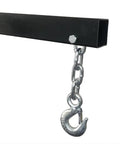 2 Ton Folding Engine Hoist And Heavy Duty Engine Crane Featuring smooth chain with hook for hydraulic lifting tasks.