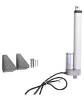 Built Tough 12V DC Electric Linear Actuator With Eight Inch Stroke And Three Hundred Newton Load Racing At One Point Two Inches Per Second For Knockout Ip45 Aluminum Automation Performance with accessories.