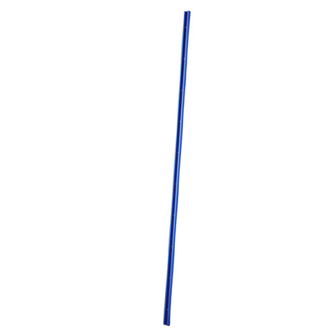 2-Pack 39.4 Inch Aluminum T Tracks For Drill Press And Router Tables, showing single blue anodized track with predrilled holes.