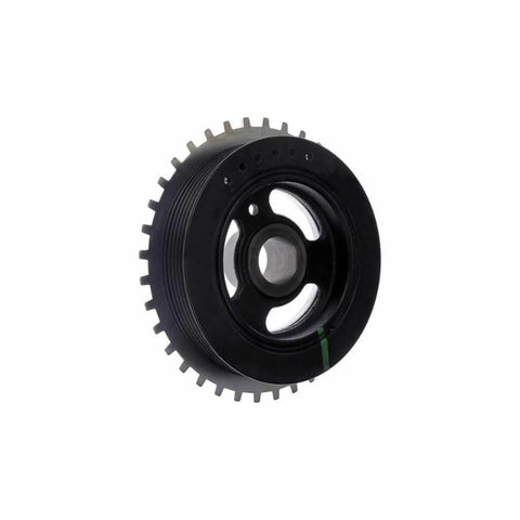 Jeep Cherokee Harmonic Balancer Pulley For 1997 1998 1999 2000 2001 Serpentine Drive Belt Type Black, 39mm Depth, 26.5mm Inside Diameter