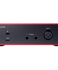 Scarlett Solo USB-C Audio Interface 4th Gen Bundle With Polsen HPC-A30 Studio Headphones Pop Filter And XLR Cable for home studio