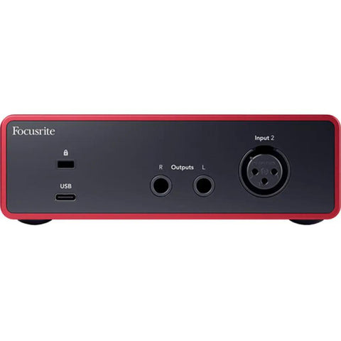 Scarlett Solo USB-C Audio Interface 4th Gen Bundle With Polsen HPC-A30 Studio Headphones Pop Filter And XLR Cable for home studio