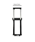 Front view of Beefed Up 28 Inch 2 Section Luggage Telescopic Handle Replacement Rod Iron Material Easy Glide Handle