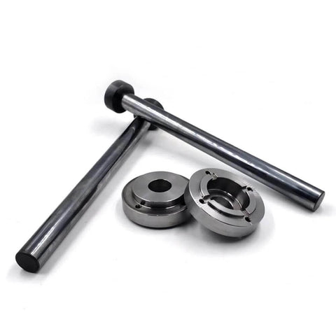 Waterjet pump plunger set CP022066/220; two metal plungers and two circular components