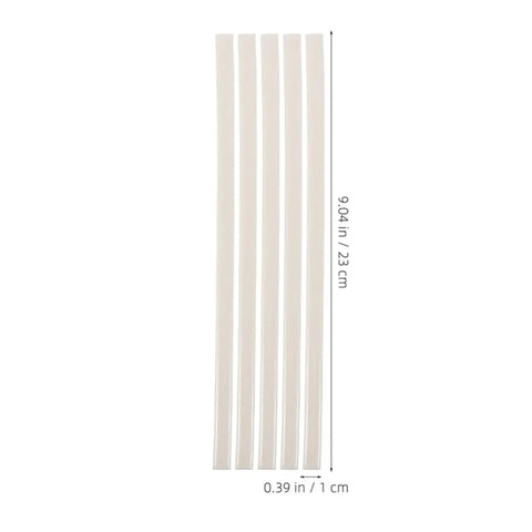 Forty Pieces White Pp Plastic Welding Rods For Car Bumper Repair Kit, showing five 9.04 inch rods.