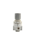 Front view of Pneumatic Air Regulator AR2000 G1/4 Inch FRL Unit Kit with Filter, Lubricator, and Valve for smooth air lines.