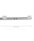 Rock Solid 14 Inch Keyboard Drawer Slides With Smooth Ball Bearings Deliver A Quiet Under Desk Pull Out Tray that measures 35cm.