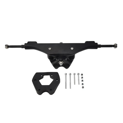 17 Inch Aluminum Electric Skateboard Trucks With Gasket And Bridge Riser Pads For Longboards High Strength Motor Trucks With Flat Plate Mounts