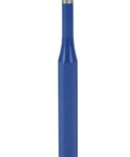 Heavy Duty Steel Pin Punch Kit With Kickass Ergonomic Blue Handles And Tough As Nails Heat Treated Drift Center Punch shown in blue.