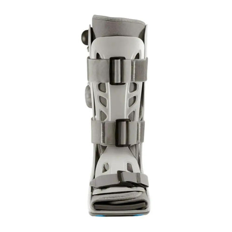 Front view of AirSelect Standard Walking Boot With Customizable Aircells Open Frame Design And SoftStrike Technology Size Large