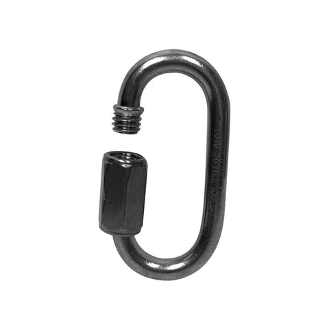 One Eighth Inch Stainless Steel 316 Quick Link Shackle For Marine And Boat Use Dockside Ready Heavy Duty Boat Hardware