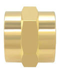 Brass Three Quarter Inch NPT Female Hex Coupler Nipples For Quick Pipe Connections, Three Quarter By Three Quarter Inch Fittings