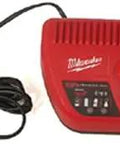 Red M12 Lithium Ion Battery Charger For EU Plug 220V, Fast Charge Cordless Tool, International Travel Ready