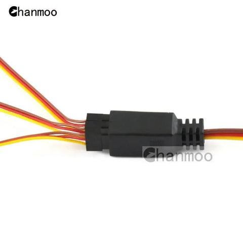 JR Style Servo Splitter Y Harness Cable 1 Male To 2 3 4 5 6 Female For RC Cars Planes Drones Receivers And ESCs 350mm Lead Wire, silicone