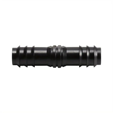 10 Pack Drip Irrigation Barbed Coupling Fittings Kit For 1 Inch Tubing 25mm OD And 0.75 Inch ID Barbed Connectors Black