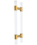 Built Tough Acrylic Door Pull Handle For Exterior And Interior Use Back To Back Install 120 Cm 47 In Sliding Bar Handle