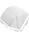 2 Piece Weatherproof Outlet Boxes Tough As Nails ABS Wall Plug Covers Socket Rain Shield Universal Flush Surface Mount Guard, white protective cover.