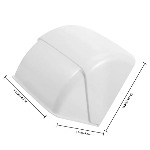 2 Piece Weatherproof Outlet Boxes Tough As Nails ABS Wall Plug Covers Socket Rain Shield Universal Flush Surface Mount Guard, white protective cover.