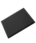 Ultra High Molecular Weight UHMW Sheet Three Quarters Inch Thick HDPE Plastic Board, Heavy Duty Marine Grade, 12 by 12 Inch Black