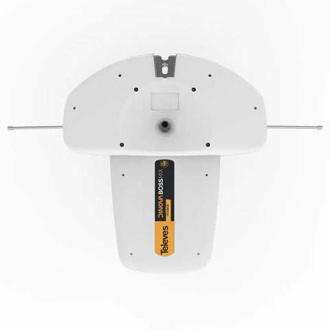 Top view of DiNova Boss Mix 144286 Attic Outdoor HDTV Antenna With Built In Beast Signal Amplifier, weatherproof design