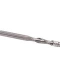 Gowenic Professional Woodworking Flush Trim Router Bit With 1/4 Inch Shank Spiral Up Down Cut Carbide Blade And Bottom Bearing