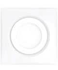 4 Inch Wall Mount Exhaust Fan With Light For Bathroom Kitchen Garage Ultra Quiet 55 CFM Ventilation No Plug Installation