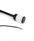 Side view of DC 12V LED Signal Tower Light with L Shaped Base, showing wiring, for CNC Mechanical Equipment Alarm Light Stacking Tower.