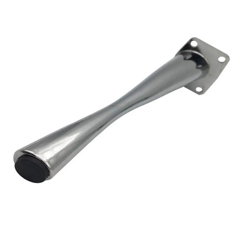 Rock Solid Zinc Alloy Furniture Legs Built Tough For Every Room Quick 23Cm Silver Table Risers showing unique tapered design and finishing.