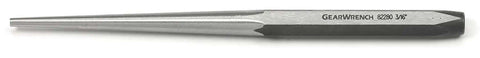 Long taper punch from 12 Piece Punch And Chisel Chrome Set For Pros And DIYers, durable chrome finish for metalworking and shop tasks.