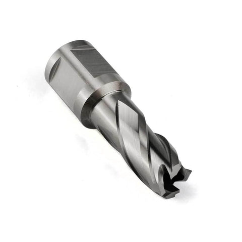 Oscarbide 9/16 annular cutter with 1 in depth of cut and 3/4 in Weldon shank, pilot pin for magnetic drill press