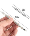 Pro Grade Spring Bar Tool Set For Watch Bands With 6 Extra Tips And 72 Pins, Easy Strap Removal And Repair Kit with a spring bar tool in hand