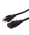 Black AC Power Cord for Korg M3 61 Keyboard and M361 Synthesizer, slim durable cable for on-the-go studio setups, quick charge, reliable connection