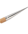 Stainless Steel Rope Splicing Fid With Wood Handle For One Eighth To One Half Inch One Half To One Inch And One Inch Plus Rope Diameters