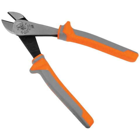 1000V Insulated Diagonal Cutting Pliers 8 Inch With High Leverage Design And Induction Hardened Blades Made In USA Pro Grade Electrician Tools