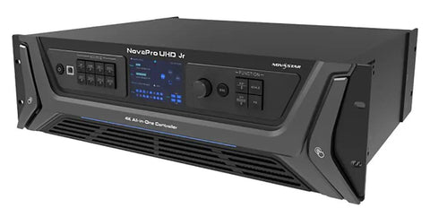 NovaPro UHD Jr Led Screen Controller delivers top notch video processing with sleek design for live gigs and events.
