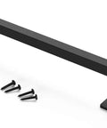 Antique Rustic Twelve And Five Eighths Inch Barn Door Handle Built To Last Heavy Duty Tough As Nails Solid Steel With Frosted Black Finish