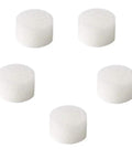 Five sponges from 15 Pack Replacement Air Filter Sponges For Compressors Universal Fit Soft Durable Sponges For Easy Swap Keeps Dust Out.
