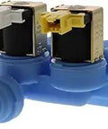 Water Inlet Valve For Whirlpool Kenmore Washers 8540751 8540043 WP8540751 Replacement, double valve assembly, blue plastic