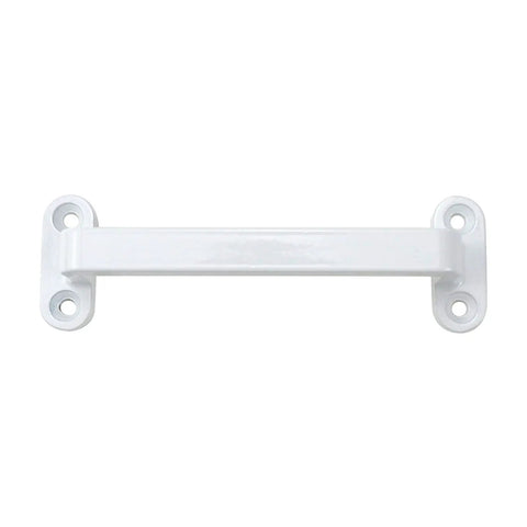 Front view of Heavy Duty Zinc Alloy Sliding Barn Door Handle For Glass Doors And Garage Gates White Finish 2 Pack 4.72 By 1.46 By 1.06 Inches