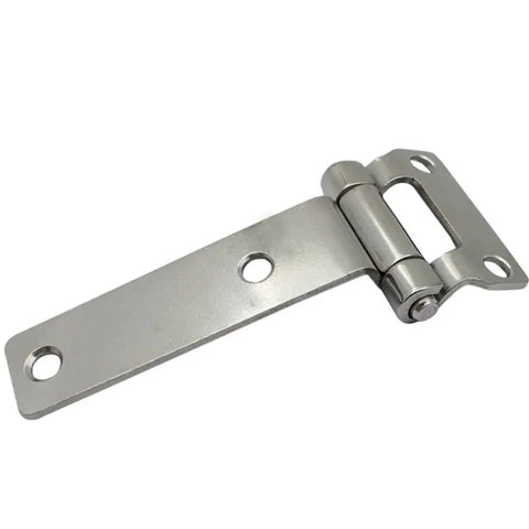 Solid Forged Stainless Steel T Shaped Container Hinges, Highly Polished Marine Grade 304 Stainless, Built Tough for Wooden Box Doors