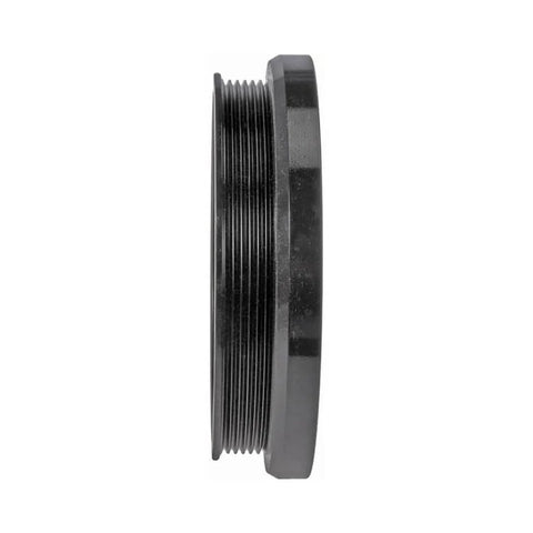 Side view of Hummer H3T Harmonic Balancer Assembly For 2009 2010 Cast Iron Black Serpentine Drive Belt Replacement Fits OEM 12578070 12578071.