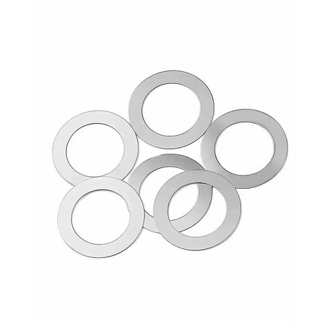 Sturdy Stainless Steel Fender Flat Shim Washers Set M3 To M20 Thin Shims 0.5mm 0.8mm 1mm Thickness 10 To 50 Pieces Corrosion Resistant Spacers
