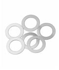 Stainless Steel Fender Washers Kit, 10 To 50 Pieces, Flat Washers In 23 Metric Sizes For Bolts M3 Through M20, Silver Tone Assorted Hardware For Electrical, Automotive, And Home Projects, assorted flat washers