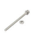 DIY Ready Pan Head Screw Bolt Nut Washer Kit M3 Set With 20 Full Sets For Batch Assembly Ideal For Quick Fixes Unified M3 Threads Multiple Length Options Integrated Matching Parts In One Color, M3 screw, nut, washer