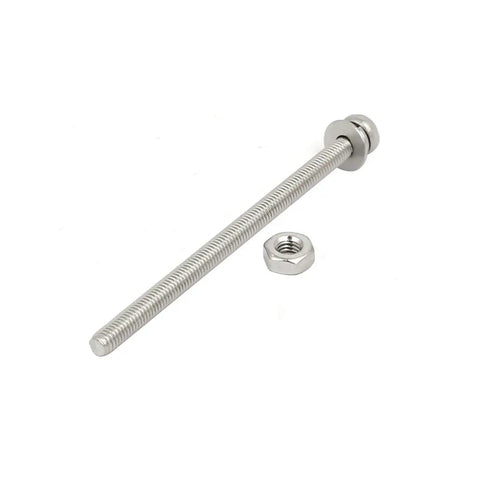 DIY Ready Pan Head Screw Bolt Nut Washer Kit M3 Set With 20 Full Sets For Batch Assembly Ideal For Quick Fixes Unified M3 Threads Multiple Length Options Integrated Matching Parts In One Color, M3 screw, nut, washer