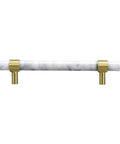 Marble Cabinet Handles For Mounting Drawer Pulls For Dressers Wardrobes Cabinets And Chests Of Drawers White 35x170mm