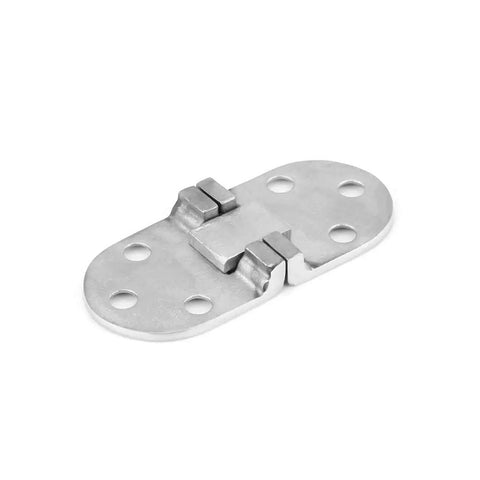 Marine Grade 316 Stainless Steel Door Hinges Mirror Polished Flush Mount 2 Pack for cabin hatch and boat compartments